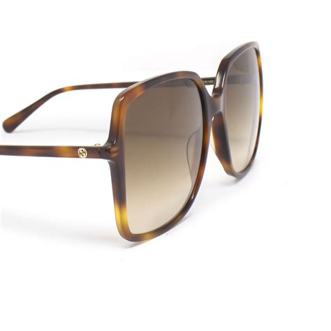 gucci sunglasses gg0544s|Gucci 55mm square sunglasses.